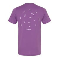 Image 2 of Recovery Dharma Heather Royal Purple Metta T-shirt