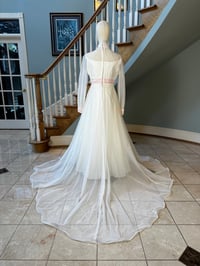 Image 2 of 1970s Pink Wedding Dress