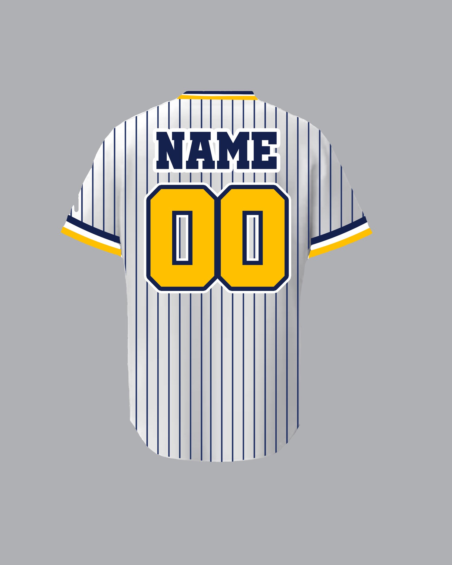 Image of Murphy White Striped Pullover Jersey