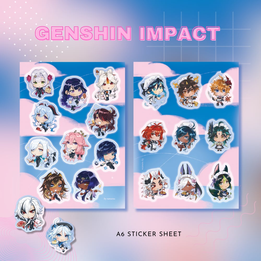 Image of GNSN STICKER SHEETS [IN-STOCK]