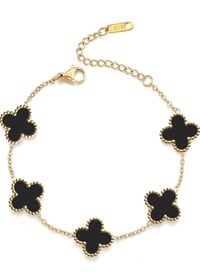 Lucky Flower BLK/GLD