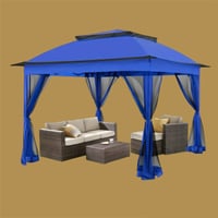 Image 5 of PopUp Instant Gazebo with Mosquito Netting Cover- 11x11 Foot Dimensions