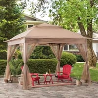 Image 6 of PopUp Instant Gazebo with Mosquito Netting Cover- 11x11 Foot Dimensions