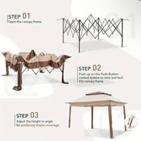 Image 14 of PopUp Instant Gazebo with Mosquito Netting Cover- 11x11 Foot Dimensions