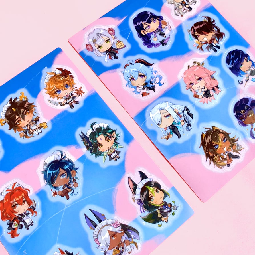 Image of GNSN STICKER SHEETS [IN-STOCK]