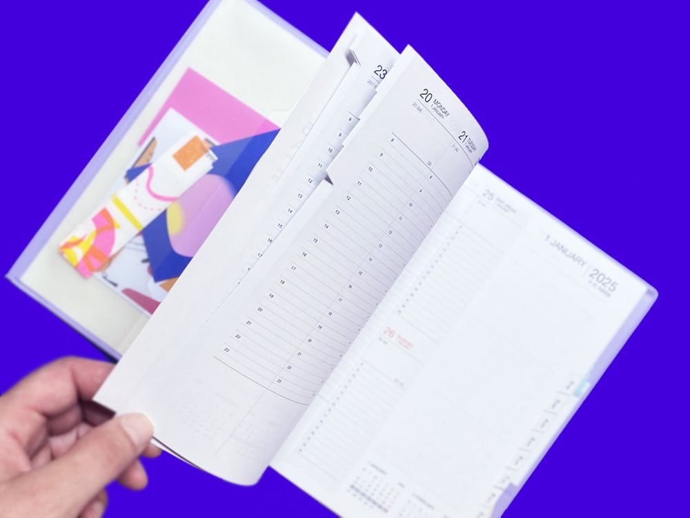 Image of KALENDER Mark's Diary Colors Blue 2025