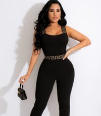 Image 1 of Palazzo Black Jumpsuit 