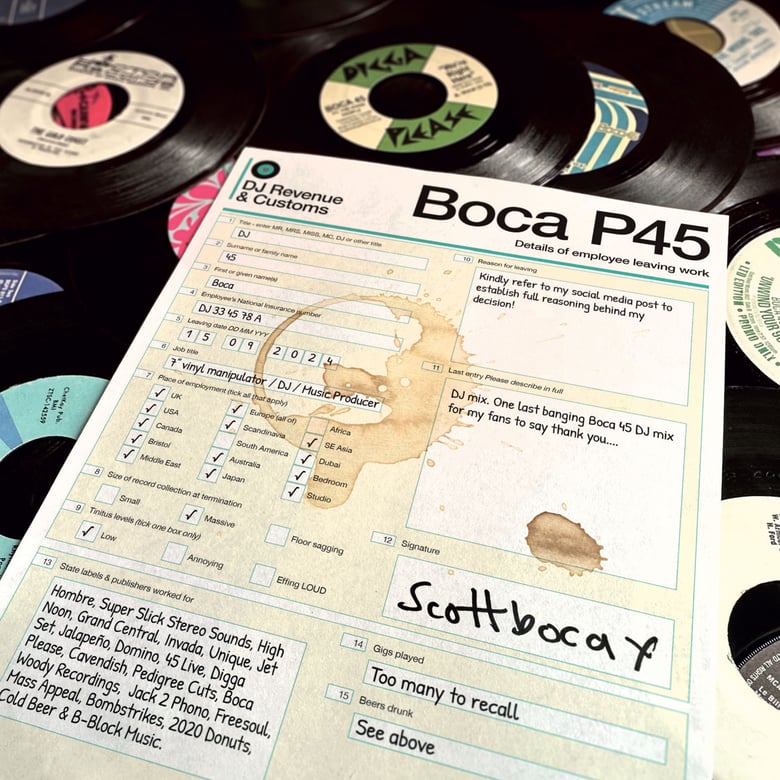 Image of Boca P45 LTD Mix CD