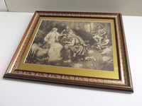 Image 2 of Antique Iduna & Apples of Youth Print by James D Penrose (b 1862) Framed Size 14 1/8 x 12 2/10 ins