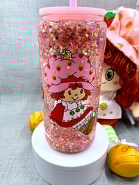 Image 4 of Strawberry Snowglobe tumbler 