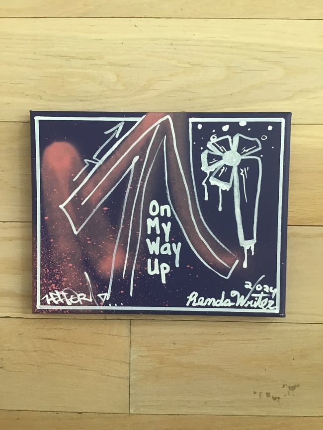 Collaboration with Zeflo • 10” x 8” Canvas Original