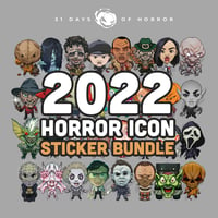 Image 1 of 2022/YEAR ONE - HALLOWEEN HORROR ICON STICKER PACK