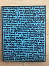 Positive Affirmations • 10” x 8” Canvas Original