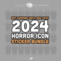 Image 3 of 2024/YEAR 3 - HALLOWEEN HORROR ICON STICKER PACK