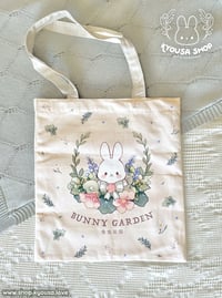 Image 1 of Bunny Greens Tote - Lined Canvas Bag