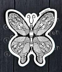 Die-Cut Butterfly Sticker