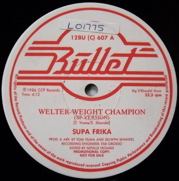 Image of Supa Frika - Welterweight Champion of the World