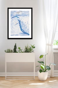 Image 4 of Raymond Pettibon - I See A Wave Of More Than..., Fine Art Giclee Print, Surfer Poster, Hawaii, Cali