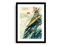 Image 1 of Raymond Pettibon - Would It Have Been Human, Fine Art Giclee Print, Surfer Poster, Hawaii, Cali