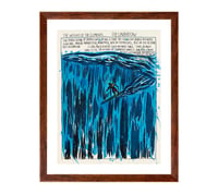 Image 4 of Raymond Pettibon - The Weight of the Elements, Fine Art Giclee Print, Surfer Poster, Hawaii, Cali