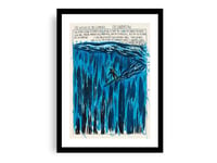 Image 1 of Raymond Pettibon - The Weight of the Elements, Fine Art Giclee Print, Surfer Poster, Hawaii, Cali