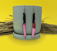 Image 1 of Knife Dangle Earrings