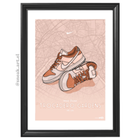 Image 2 of Sneaker Poster Dunk SB Low “Trocadero Gardens”