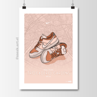 Image 1 of Sneaker Poster Dunk SB Low “Trocadero Gardens”