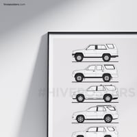 Image 2 of Toyota 4Runner Generations Poster