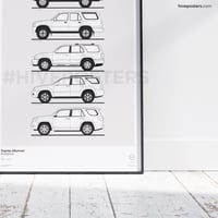 Image 3 of Toyota 4Runner Generations Poster