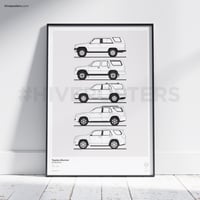 Image 1 of Toyota 4Runner Generations Poster