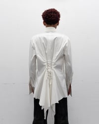 Image 3 of THE GLIMMER BUTTON UP - WHITE MIST