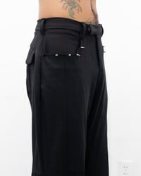 Image 4 of THE EMERGE FLARE TROUSER - OBSIDIAN