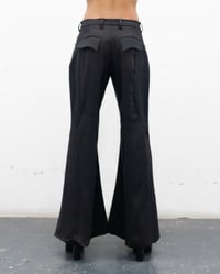 Image 3 of THE EMERGE FLARE TROUSER - OBSIDIAN
