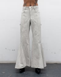 Image 1 of FLARE DENIM - ECRU 