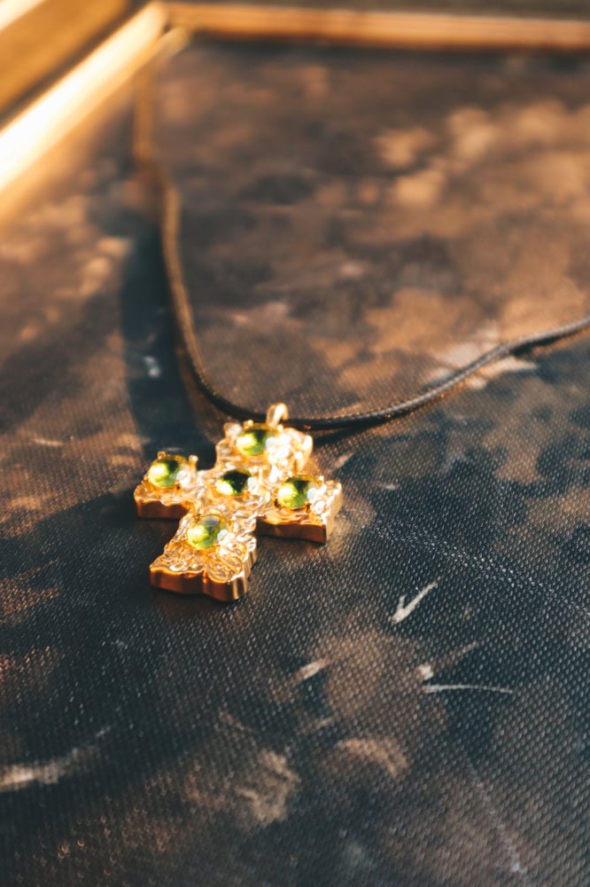 Image of Believe Cross Necklace