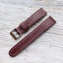 18mm Burgundy Pigskin In 40’s Style