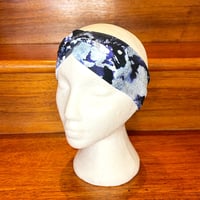 Image 1 of Denim Wash Twist Top Headband