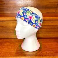 Image 2 of Hawaiian Floral Twist Top Headband