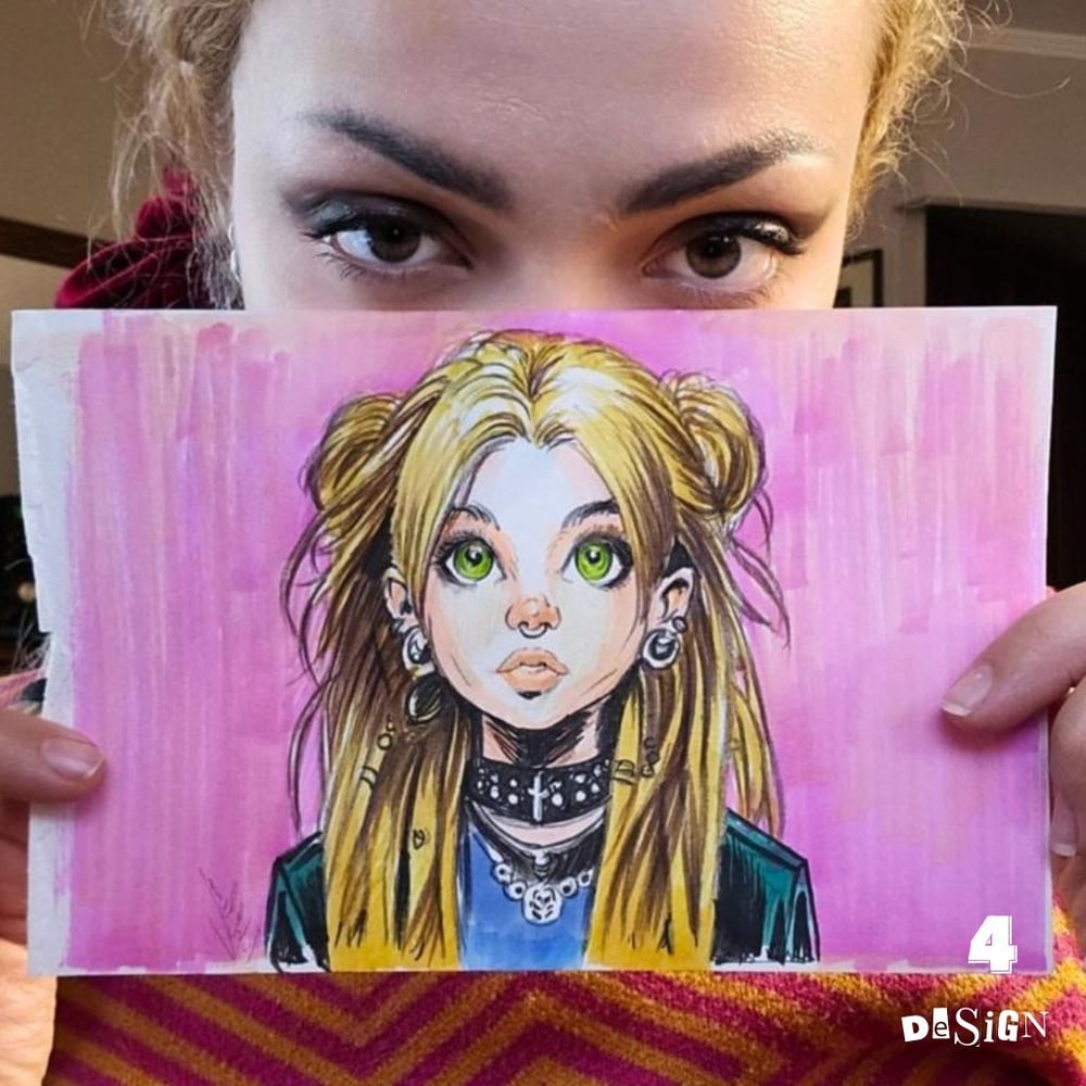 Limited Edition Hand-Drawn Sketches by Julia Elenoir π¨