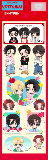 Image 2 of ENHYPEN: Sticker Sheet 