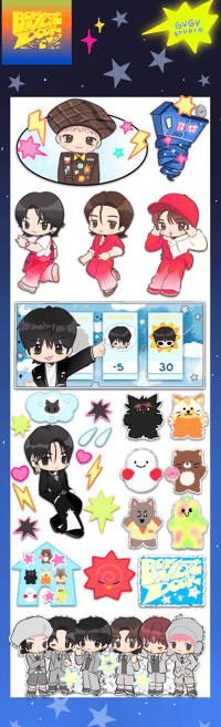 Image 2 of BOYNEXTDOOR~ Sticker Sheet 