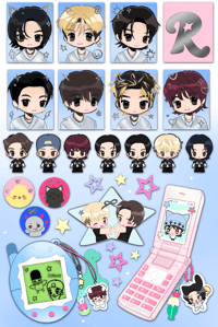 Image 2 of RIIZE~ Sticker sheet 