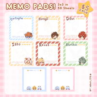 [Pre-order] Genshin impact memo pads