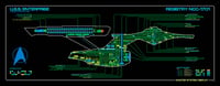 Image 2 of USS Enterprise 1701 Refit Large Panel Print