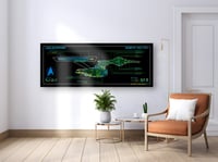 Image 1 of USS Enterprise 1701 Refit Large Panel Print