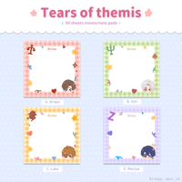 [Pre-order] Tears of themis memo pads