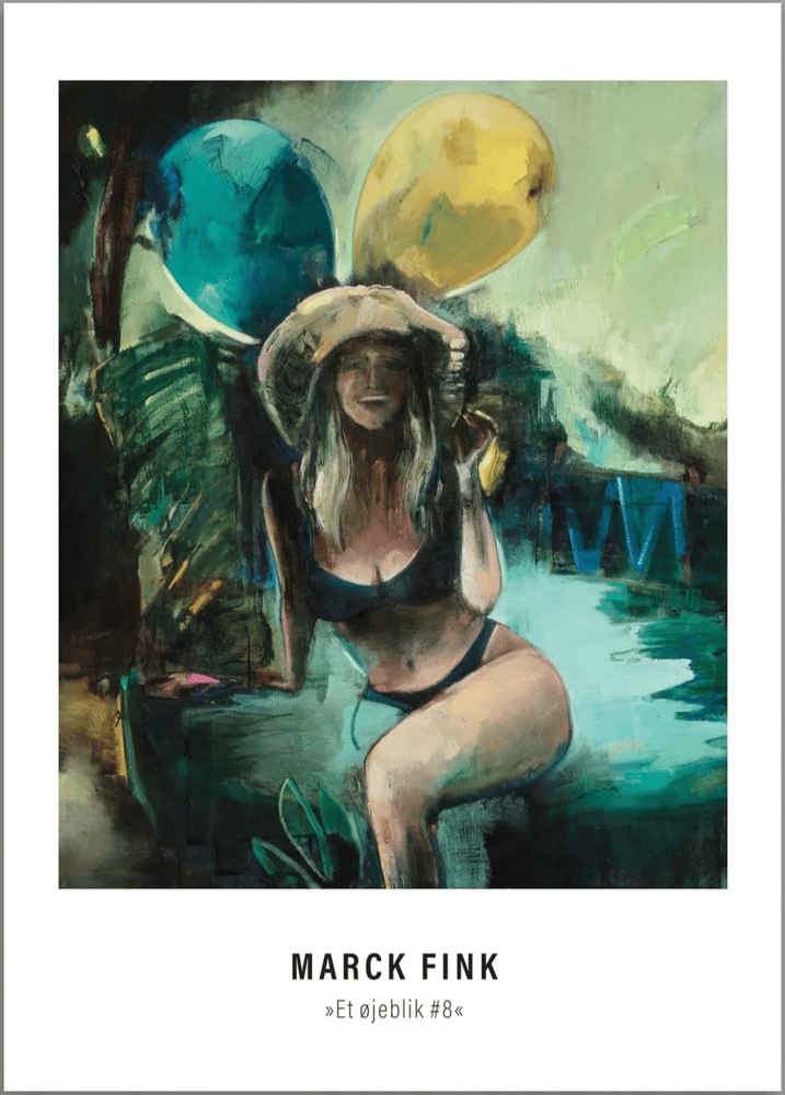 Image of Art poster / "Et øjeblik #8"
