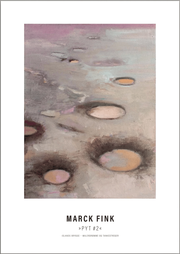 Image of Art poster / "Islands Brygge – Malerdrømme og tankestreger – Pyt #2"