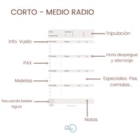 Image 2 of BLOC VUELO - CORTO RADIO